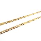 Image 5 of Golden Figaro variation link chain | 45 cm