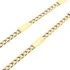 Image 7 of Gold gourmet link chain with closed bars
