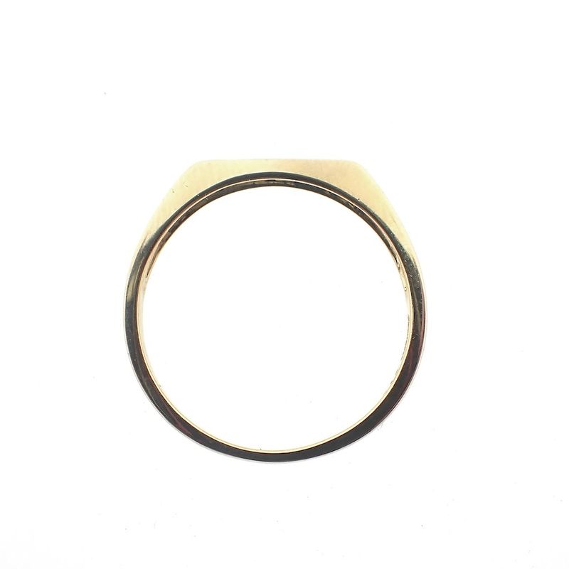 Image 5 of Subtle gold ring with 0.015 ct diamond.