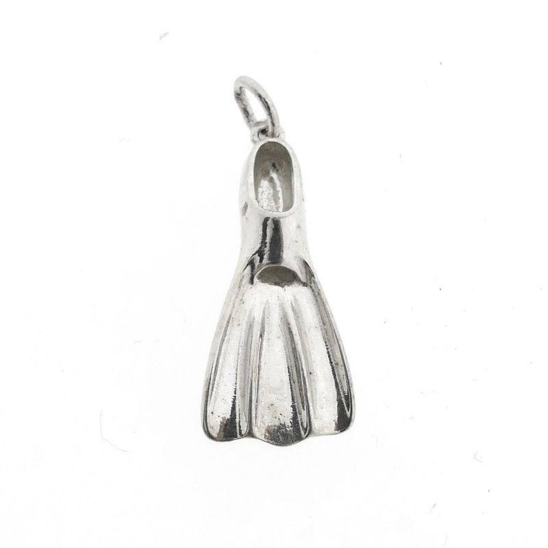 Image 3 of Silver pendant; Snorkel fin