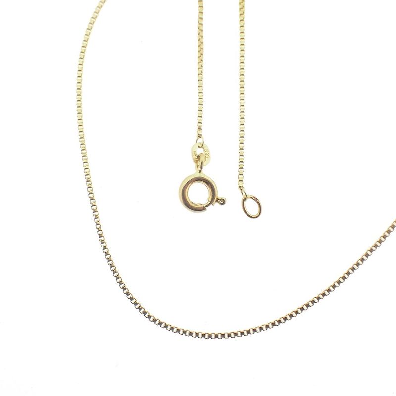 Image 1 of Golden Venetian link chain | 46 cm