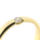 Image 3 of Gold solitaire ring with diamond 0.35 ct.