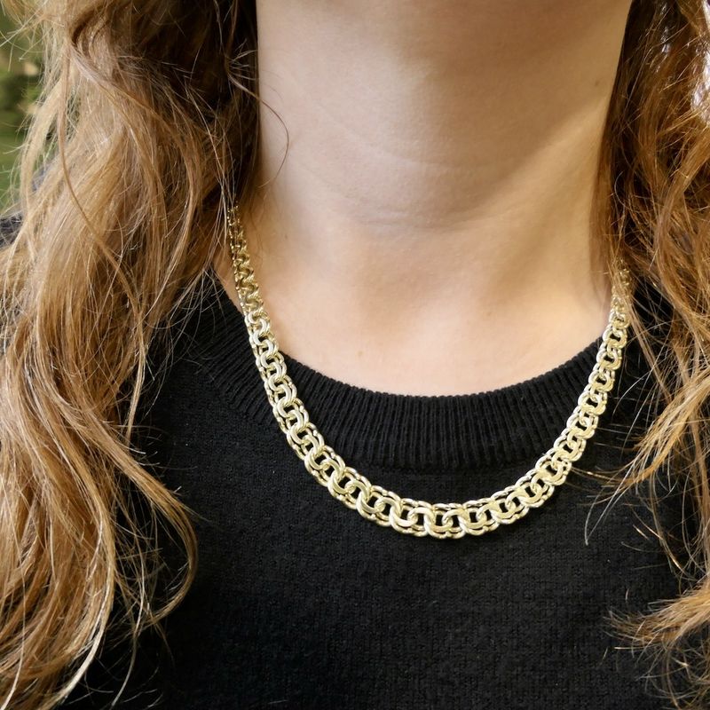 Image 8 of Golden Prince of Wales link chain