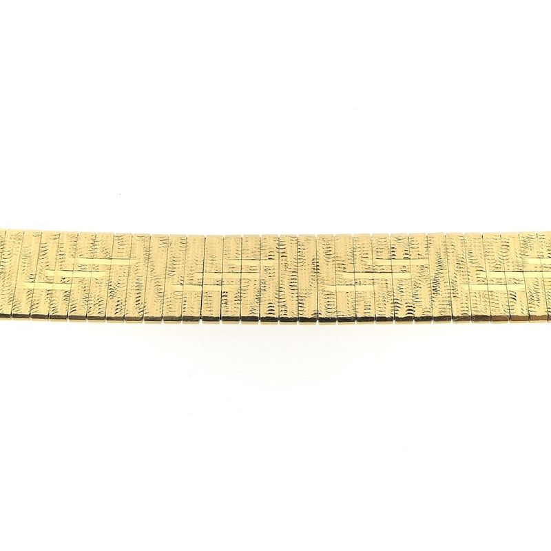 Image 5 of Vintage wide gold bracelet