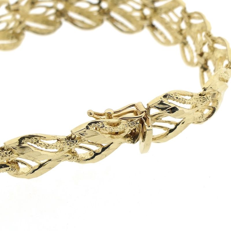 Image 4 of Gold fantasy link bracelet | 18.5 cm