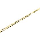 Image 6 of Two-tone gold Figaro link bracelet | 20.5 cm