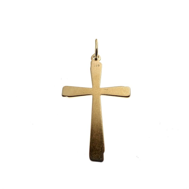 Image 3 of Gold pendant of a cross