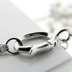 Image 6 of UTOPIA Art Deco white gold necklace with pearl and diamond 1.75 ct.