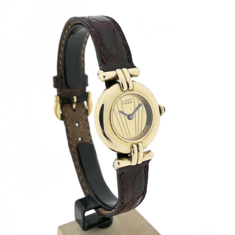 Image 3 of Cartier Colisee Vermeil 590002; Ladies watch