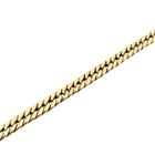 Image 8 of Gold flat gourmet link bracelet