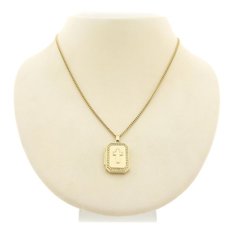 Image 3 of Vintage gold locket pendant