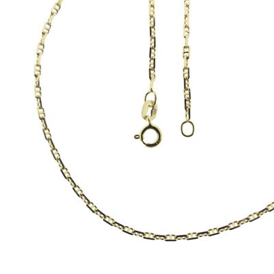 Image 1 of Gold thin anchor link chain | 40 cm