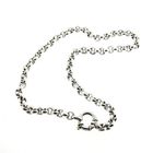 Image 3 of Silver jasseron necklace | 44 cm