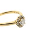 Image 5 of 18 carat gold ring with diamond | 0.325 ct.