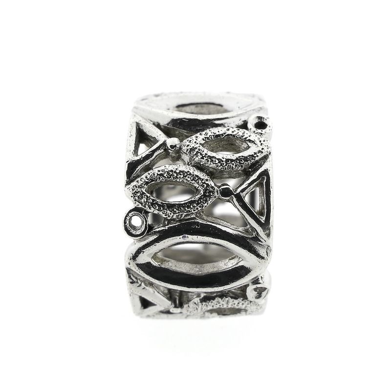 Image 3 of Silver wide fantasy ring