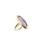 Image 1 of gold ring with amethyst | Vintage