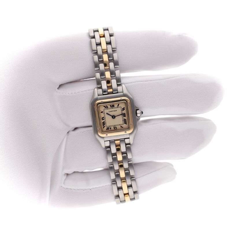 Image 10 of Cartier Panthère '1-Row' 66921; Vintage Women's Watch (Full Set '88)