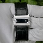 Image 33 of Cartier Santos 100 XL Chronograph 'Factory-Set' Diamonds 2891; 18k white gold watch with diamonds