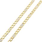 Image 6 of Two-tone gold Figaro link chain