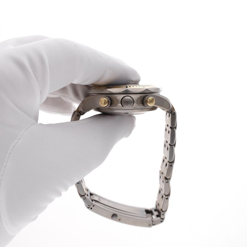 Image 5 of Omega Seamaster Chronograph 300m 2297.80.00; Yellow gold/titanium men's watch