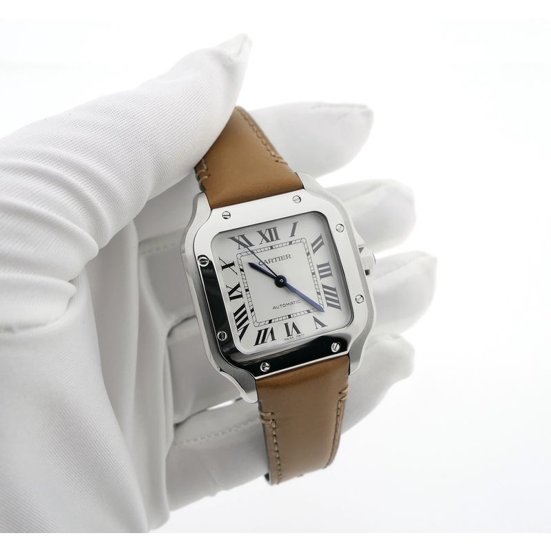 Image 17 of Cartier Santos 'Medium' 4075 WSSA0029; Automatic unisex watch