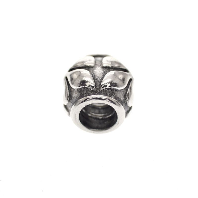 Image 4 of Pandora charm; Silver; Leafs