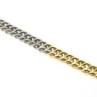 Image 4 of Bicolor gourmet link necklace; Choker