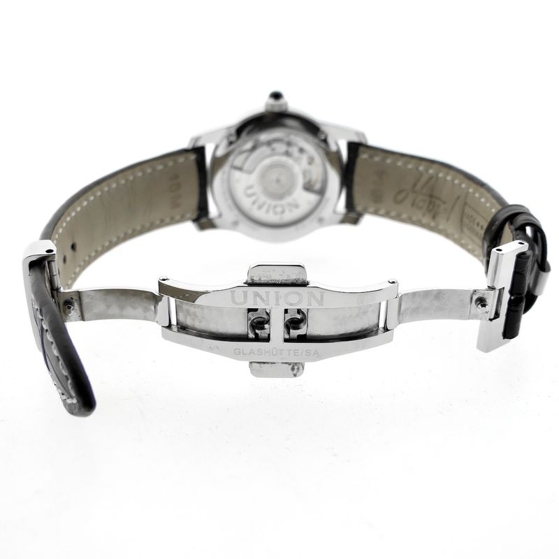 Image 10 of Union Glashütte Seris; Automatic watch with mother-of-pearl dial