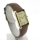 Image 3 of Cartier Tank Vermeil 'Large'; Vintage mechanical watch