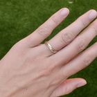 Image 4 of Gold ring with zirconia