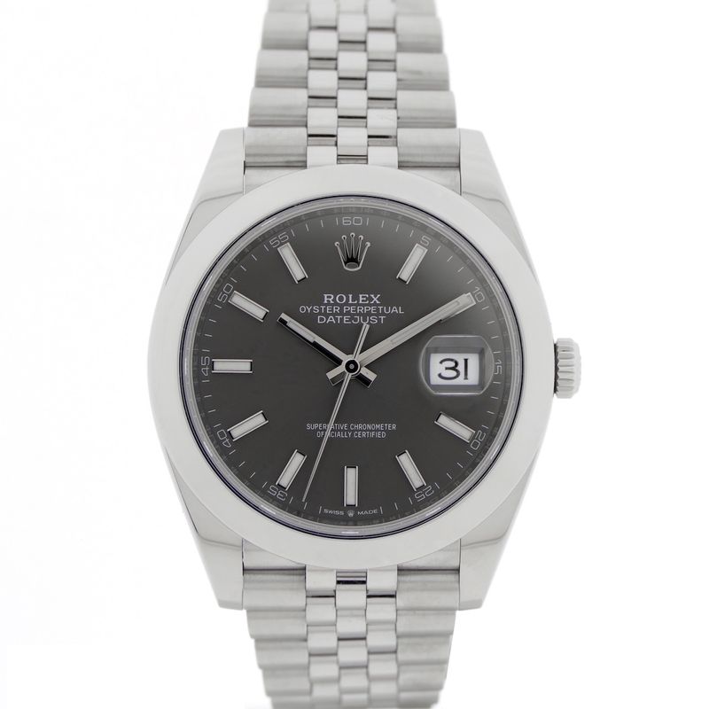 Image 1 of Rolex Datejust 41mm 'Rhodium' 126300; Automatic men's watch