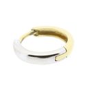 Image 6 of Two-tone gold hoop earrings | Ø 14.5 mm