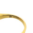 Image 6 of Gold cocktail ring with baroque pearl and diamond; 0.05 ct.