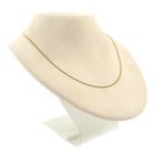 Image 6 of Gold flat gourmet link chain | 44.5 cm