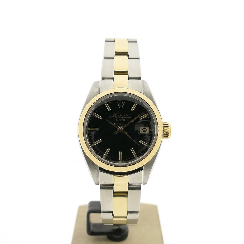 Image 1 of Rolex Datejust 26mm 6917; 18k gold/steel women's watch