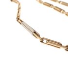 Image 3 of Two-tone gold fantasy link chain