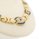 Image 3 of Luxurious gold necklace with zirconia and tourmaline