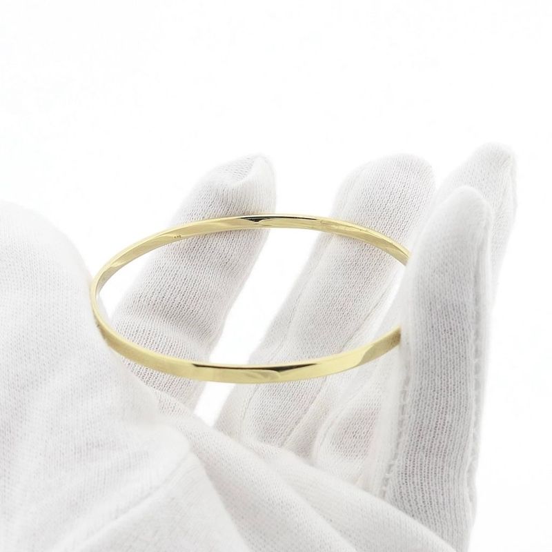 Image 5 of Gold slave bracelet; Size M/L