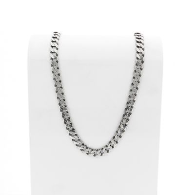 Image 1 of Silver Robust Gourmet Link Necklace