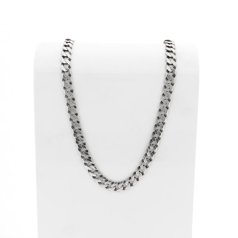 Image 1 of Silver Robust Gourmet Link Necklace