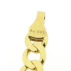 Image 3 of Gold flat gourmet link chain | 60.5 cm