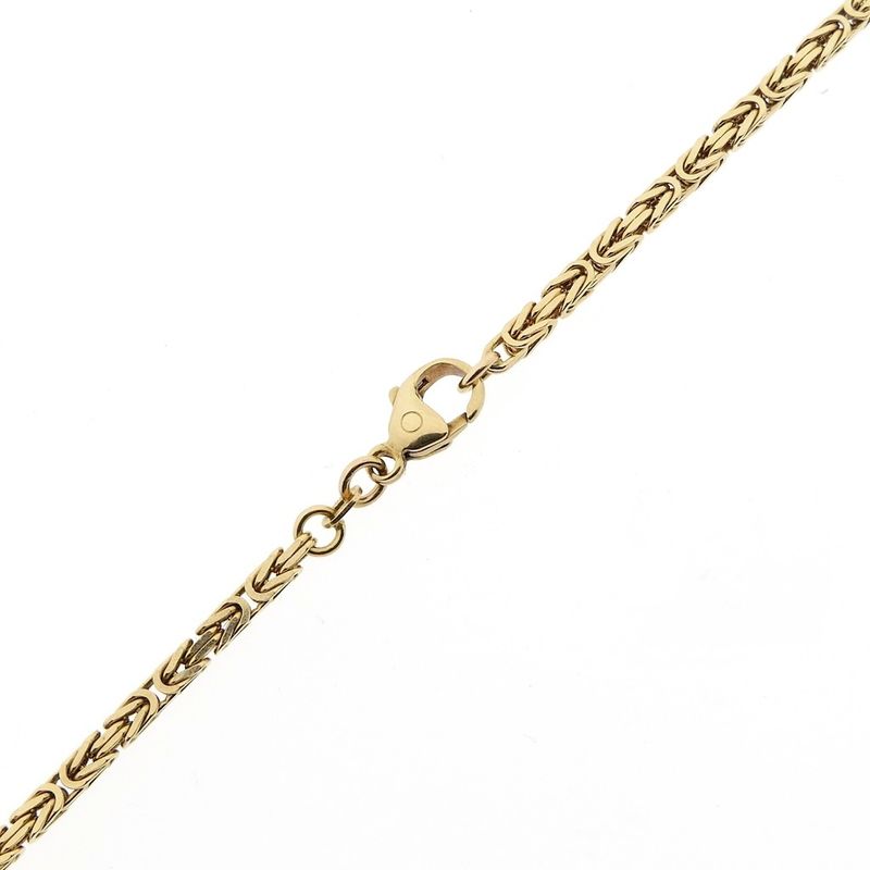 Image 8 of Gold square king chain | 80 cm