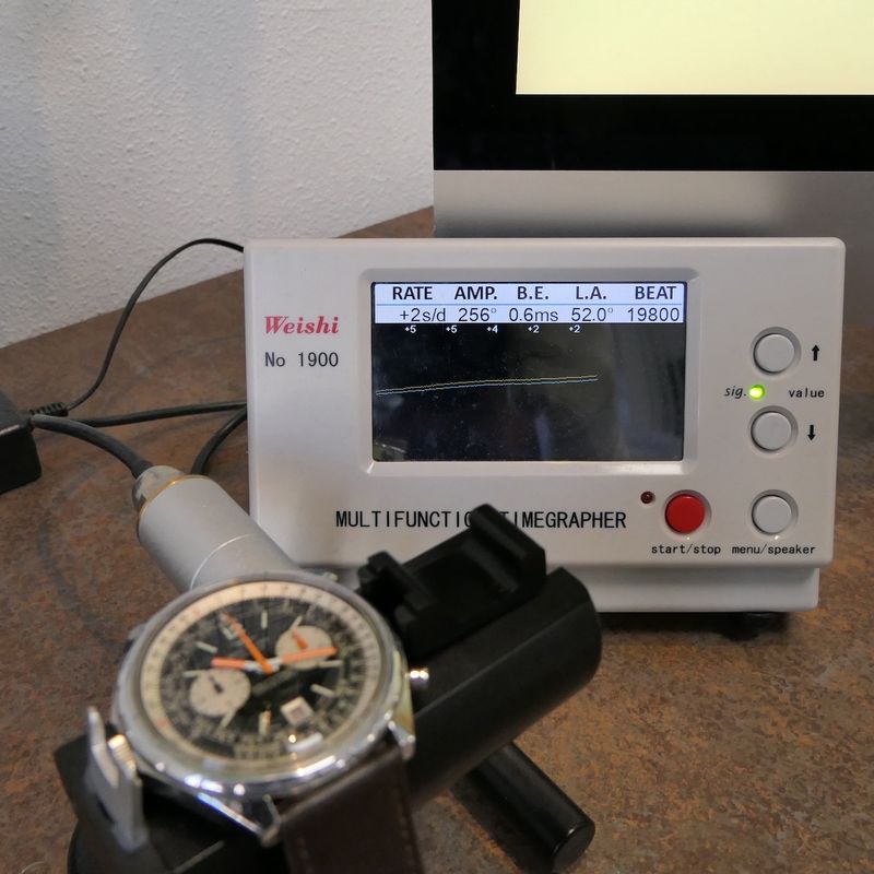 Image 18 of Breitling Navitimer Chrono-Matic 1806; Vintage men's watch