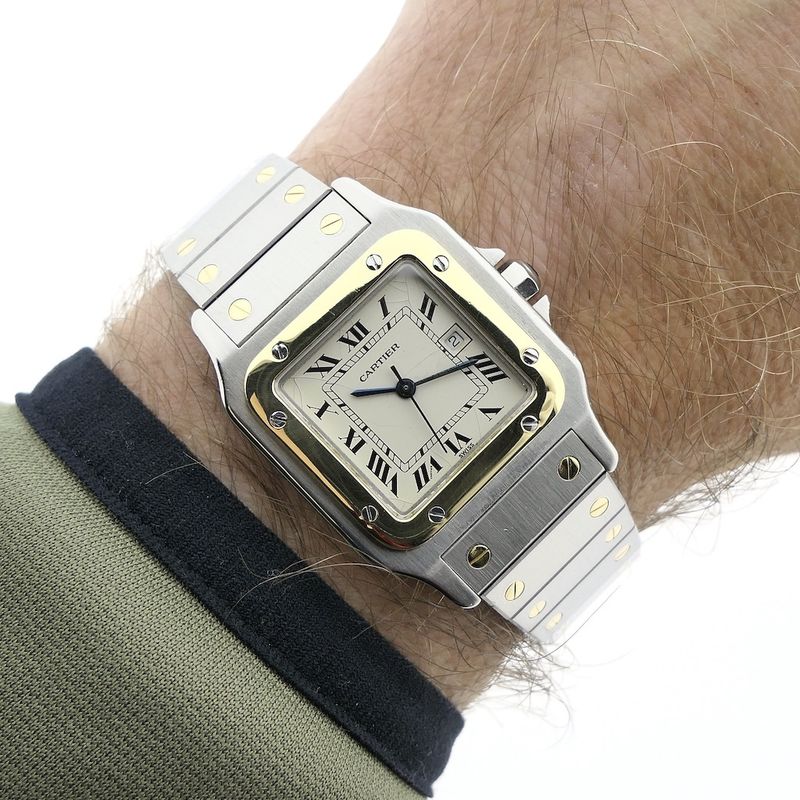 Image 17 of Cartier Santos Galbee; Automatic watch