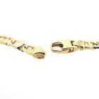 Image 5 of Two-tone gold navy link necklace; Men | 61 cm