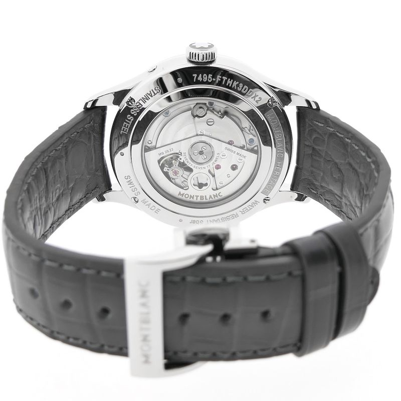 Image 13 of Montblanc Heritage Perpetual Calendar; Automatic men's watch with perpetual calendar