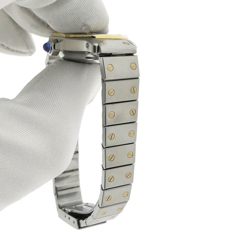 Image 16 of Cartier Santos Octagon Automatic; 18k gold/steel women's watch