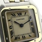 Image 7 of Cartier Panthère '2 Row'; 18k gold/steel women's watch