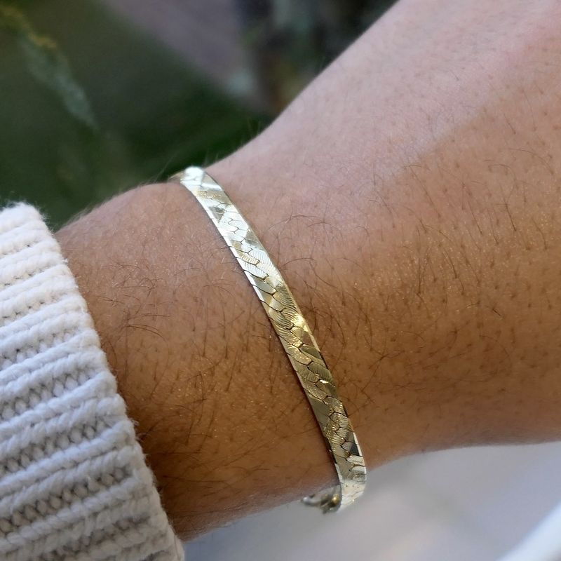 Image 7 of Gold bracelet with print; Midas | 20 cm