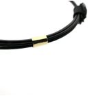 Image 4 of Elephant hair bracelet with gold